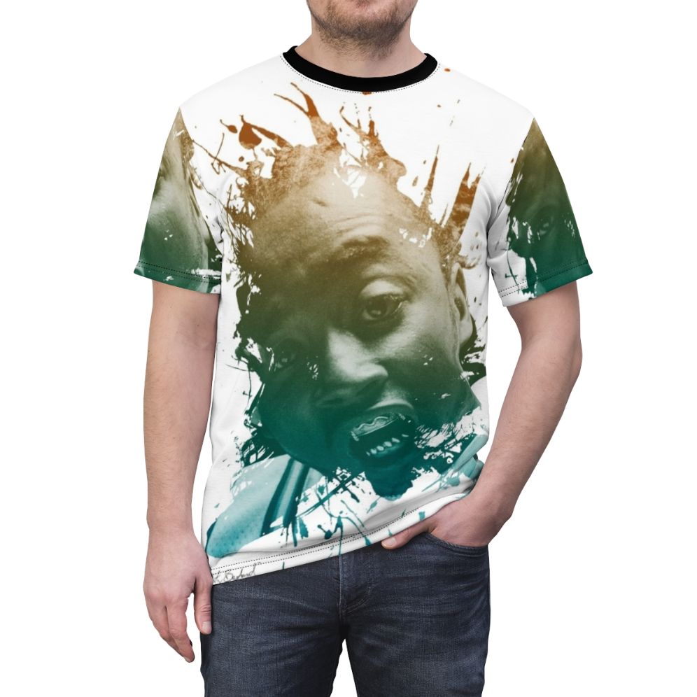 Ol Dirty Bastard inspired fan art portrait t-shirt - men front