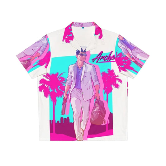 Archer Vice Palm 80S Hawaiian Shirt