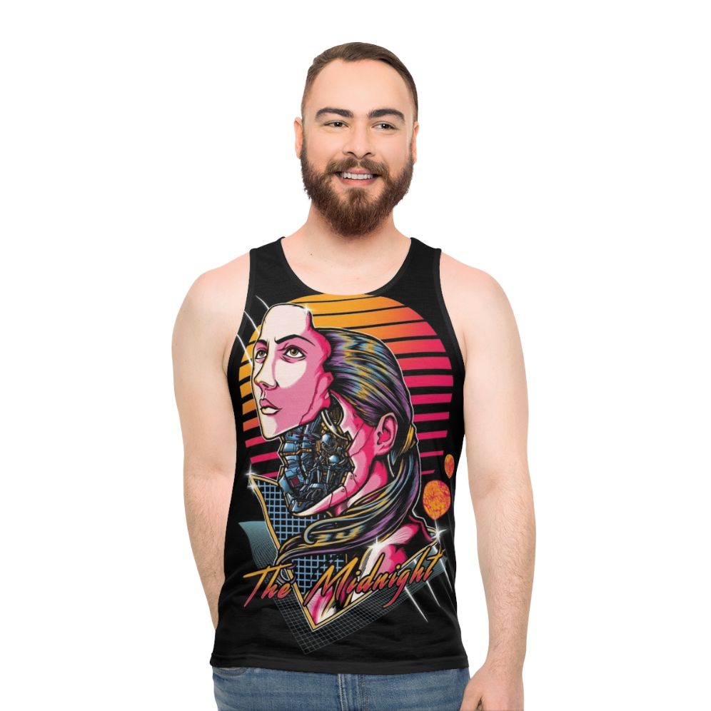 Midnight Unisex Sci-Fi Tank Top - men