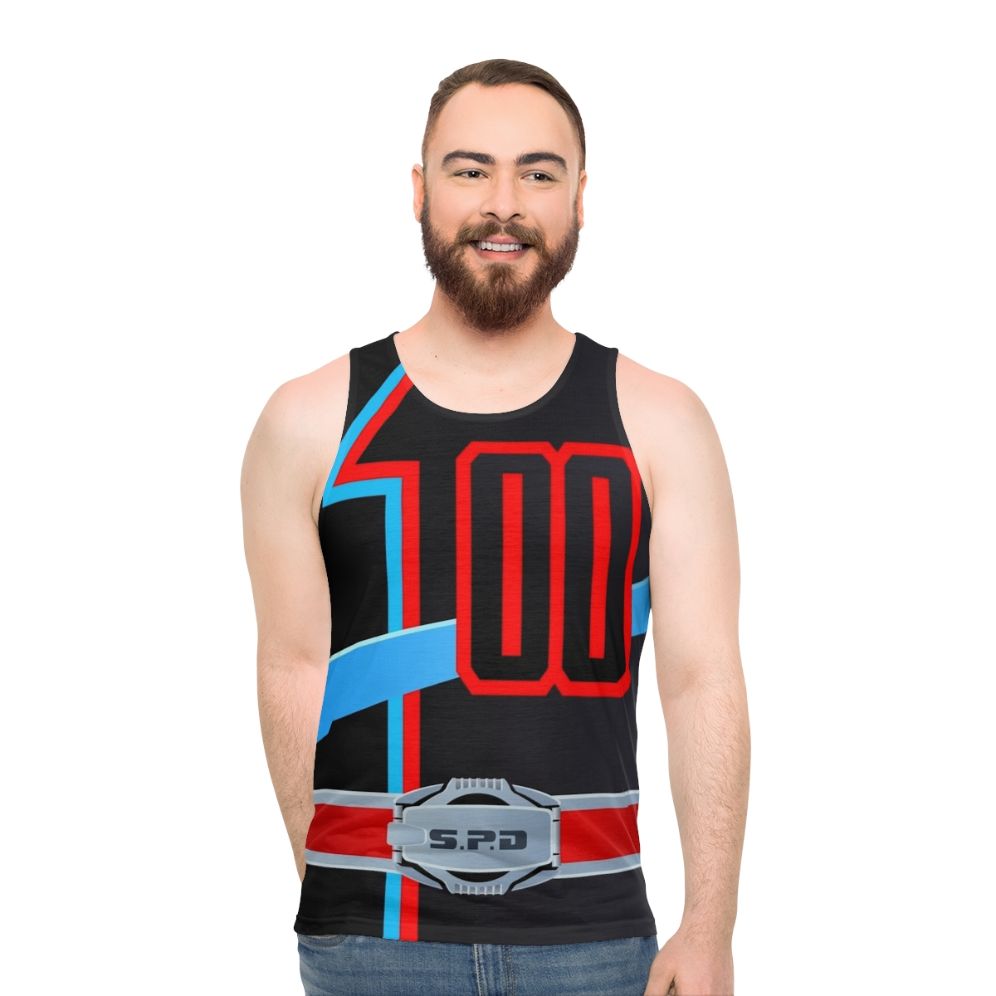 Dekamaster Shadow Unisex Power Rangers Tank Top - men