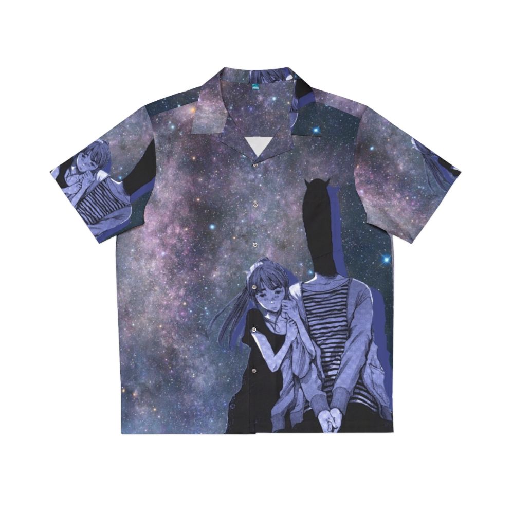 Starry Sky Hawaiian Shirt with Galaxy Pattern