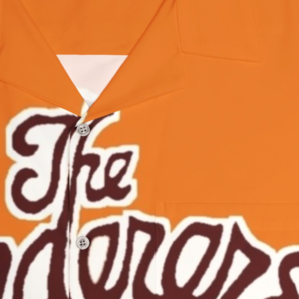 Wanderers Forever 1960s Retro Hawaiian Shirt - Detail