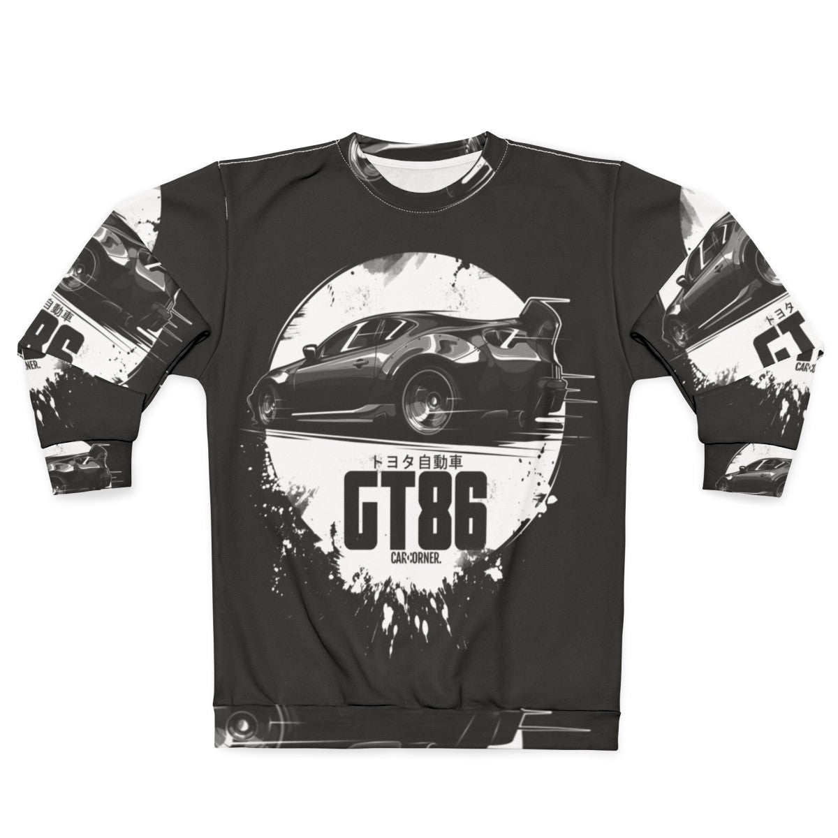 Toyota GT86 Sweatshirt with Automotive Graphic Design