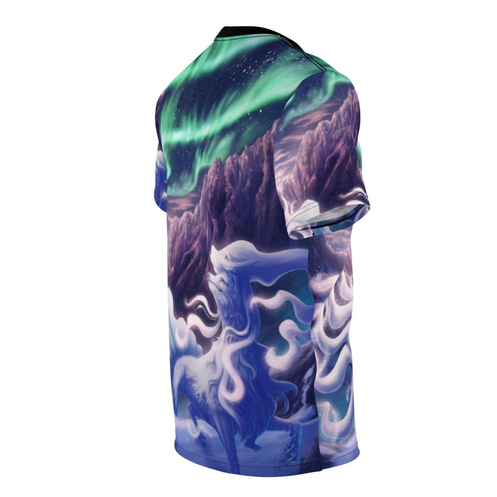 Alolan Ninetales inspired t-shirt with vibrant, high-quality print - men right