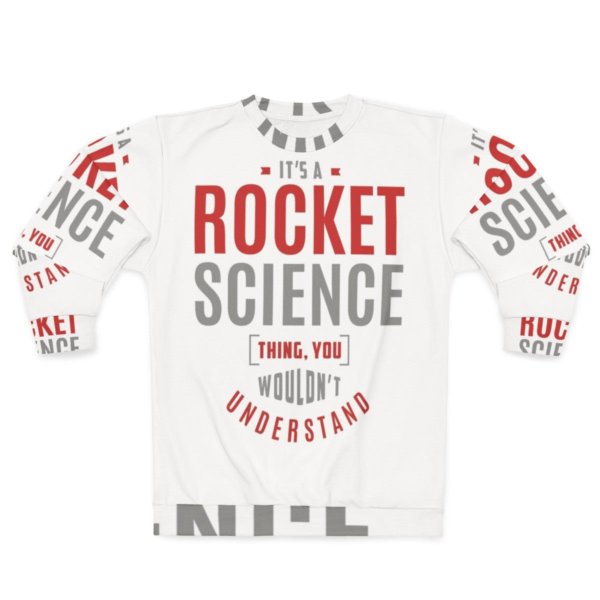 Rocket science graphic sweatshirt