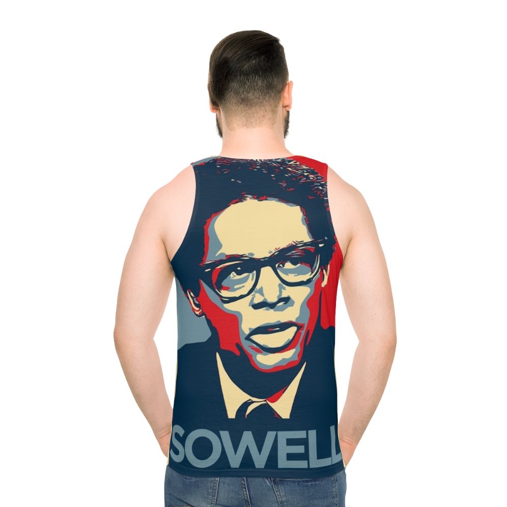 Thomas Sowell Inspirational Tank Top - men back