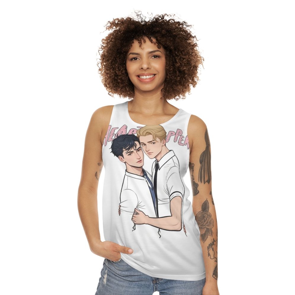 Heartstopper Nick and Charlie Unisex Tank Top - women