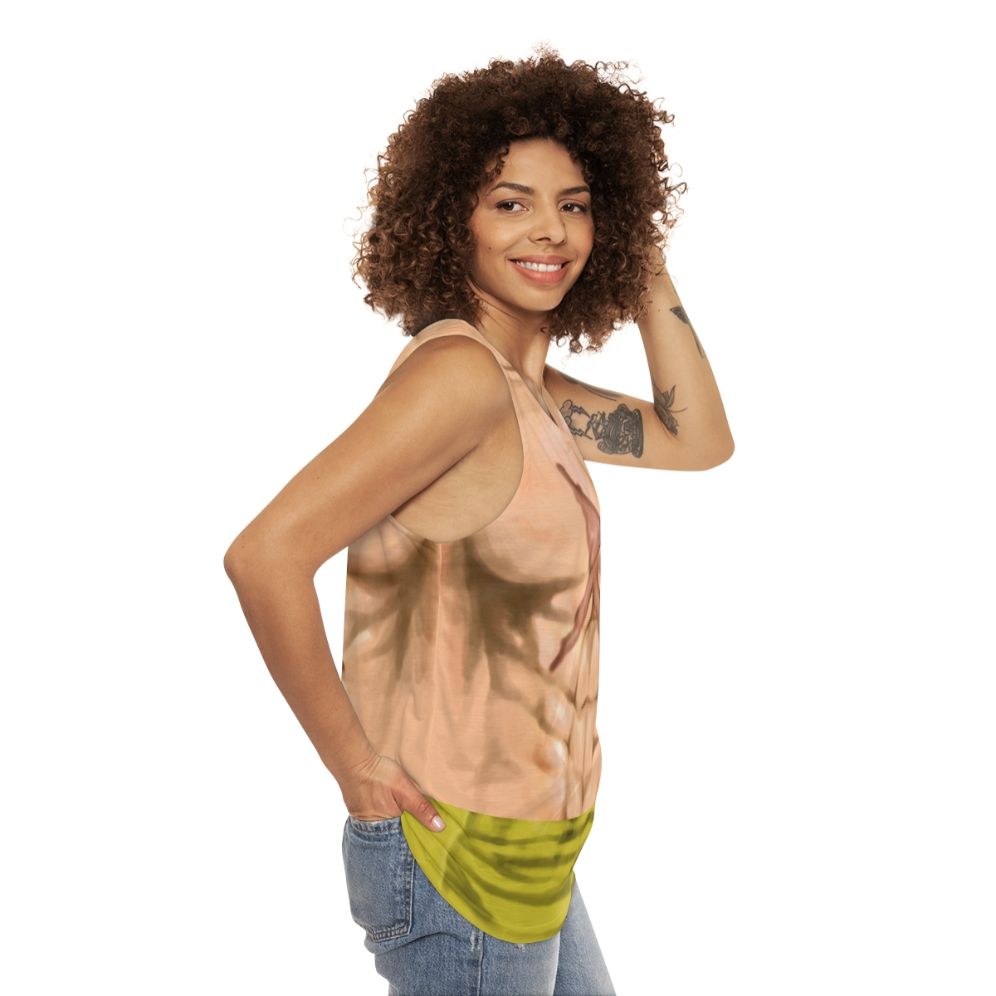 Anime-inspired manly tank top - women side