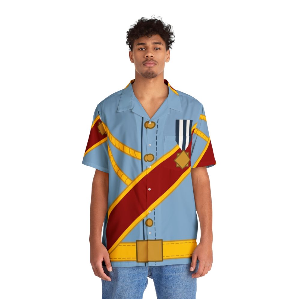 Prince Charming Themed Hawaiian Shirt Costume - People Front