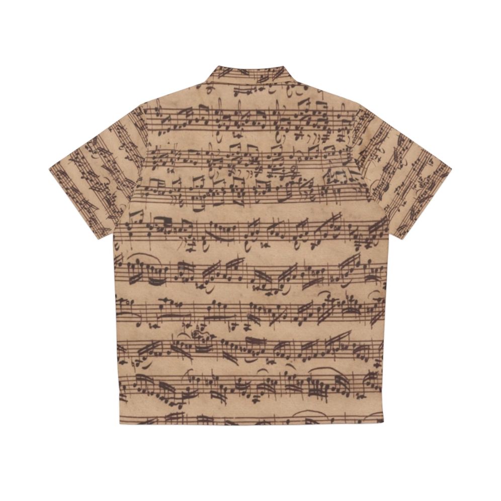 Bach Chaconne Hawaiian Shirt for Classical Music Lovers - Back