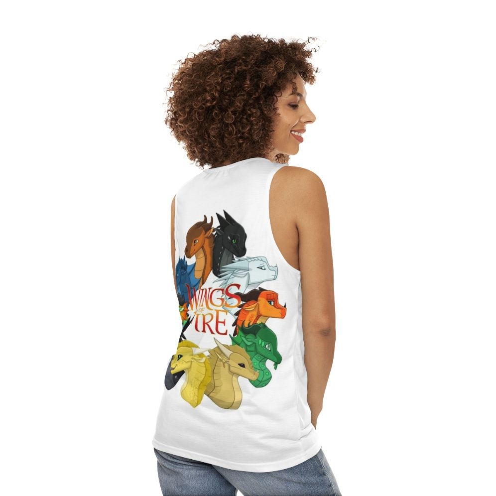 Wings of Fire Unisex Dragonet Tank Top - women back