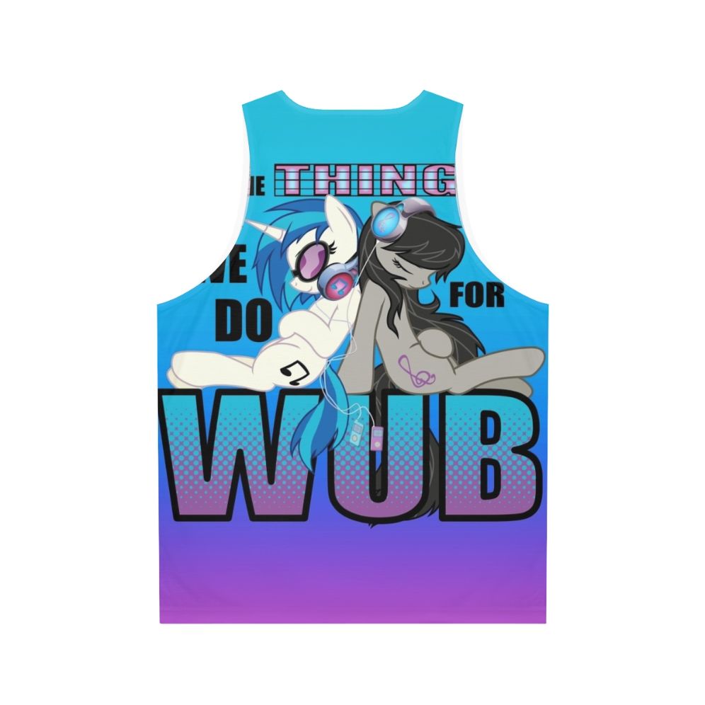 Octavia's Vinyl Scratch Unisex Tank Top - Back