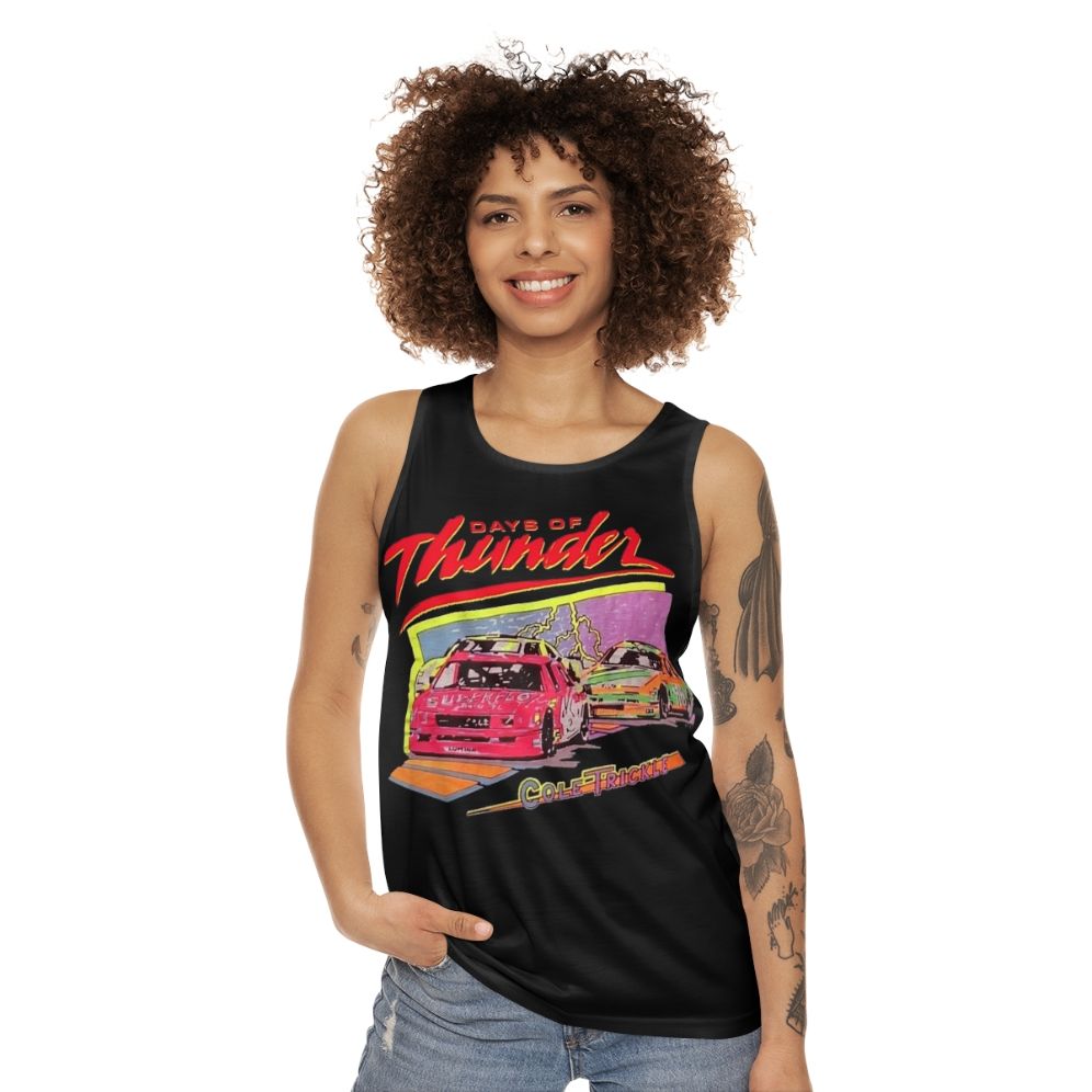 Vintage Unisex NASCAR Race Car Tank Top - women