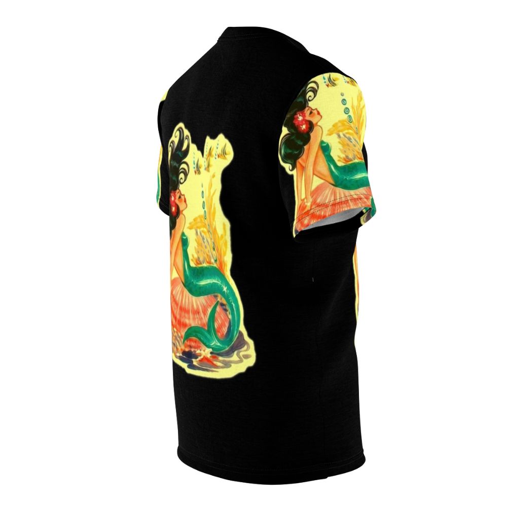 Mermaid-themed AOP t-shirt with a whimsical and enchanting design - men right