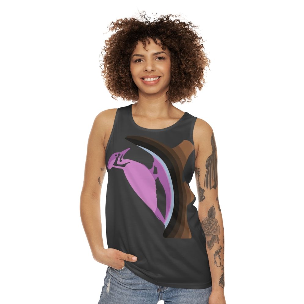 Woodpecker Legendary Animals Unisex Tank Top - women