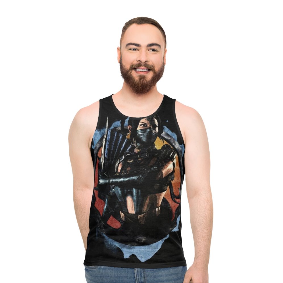 Mortal Kombat Kitana Unisex Gaming Tank Top - men