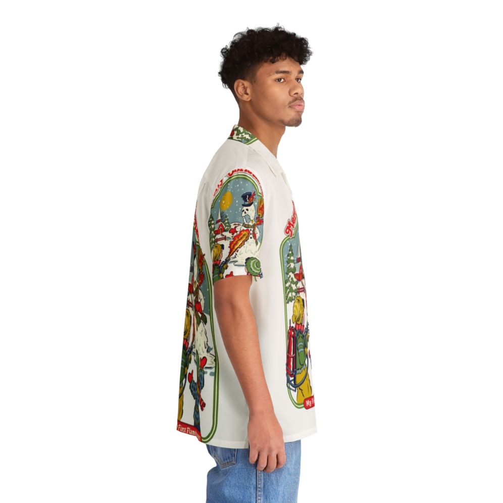 Retro Flamethrower Hawaiian Shirt - People Pight