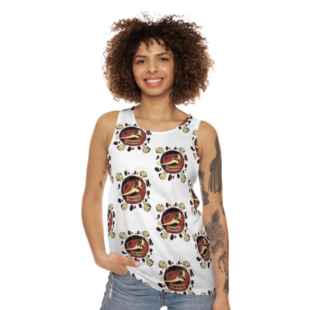 Danger Planet Logo Unisex Tank Top - women