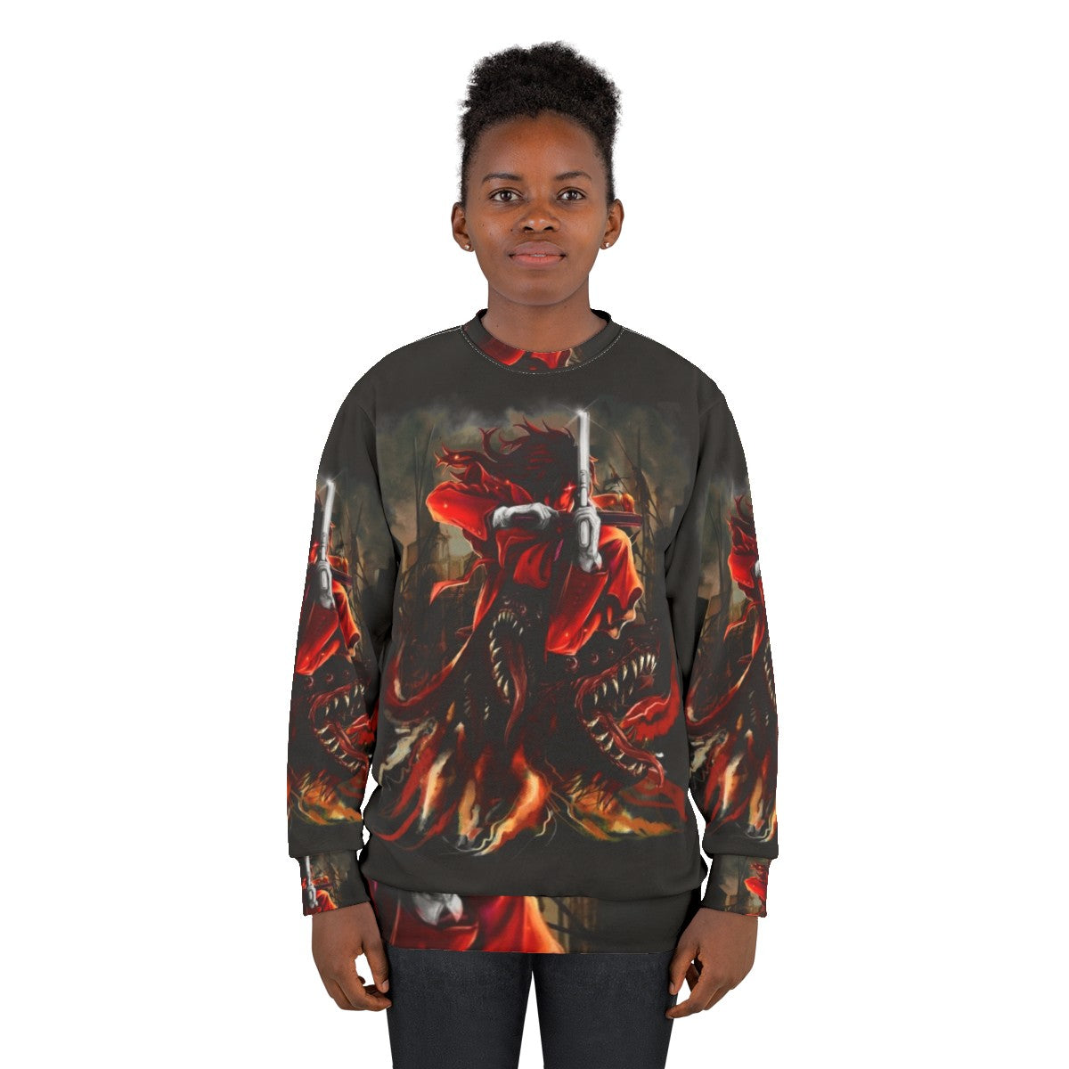 Hellsing Alucard The Bird of Hermes Sweatshirt - women