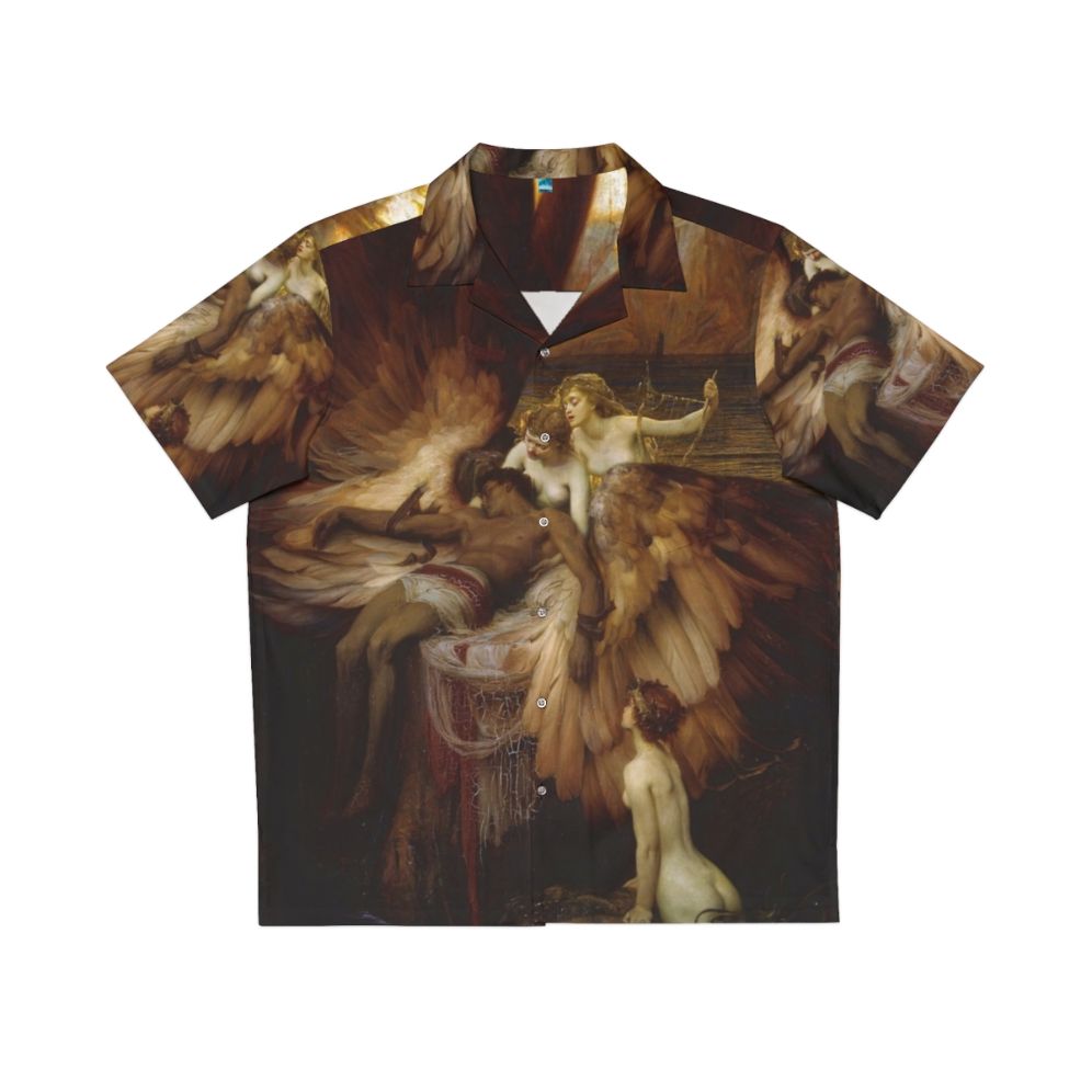 The Lament For Icarus Hawaiian Shirt featuring the famous painting by Herbert James Draper