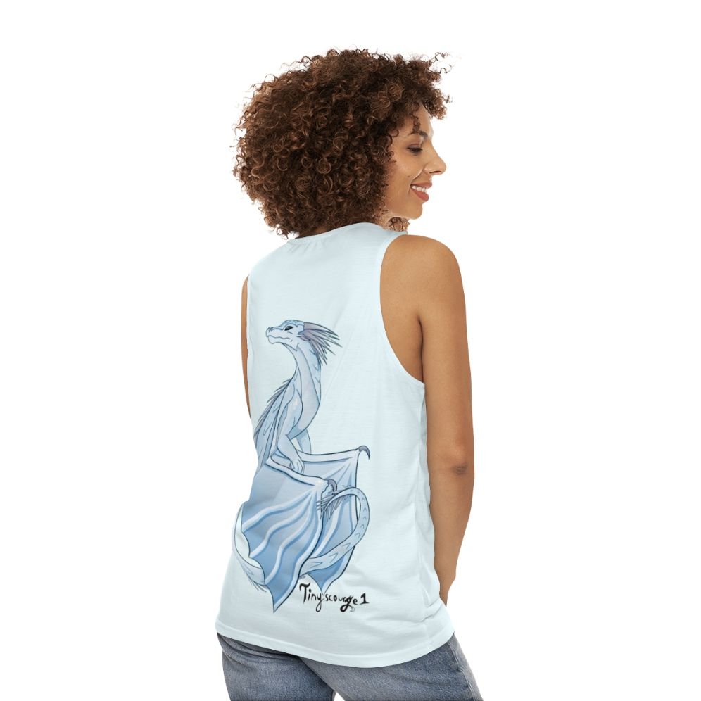 Unisex Winter Icewing Wings of Fire Tank Top - women back