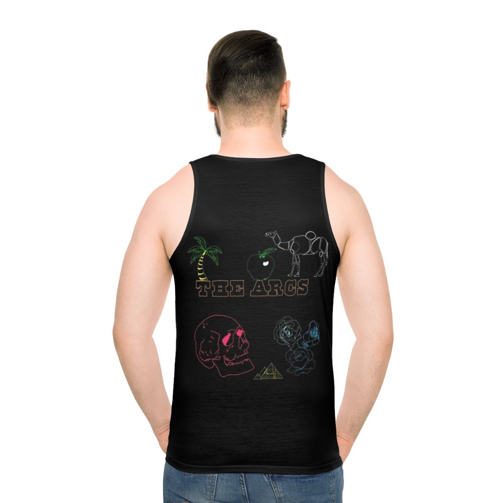 Unisex tank top featuring The Arcs album compilation print - men back