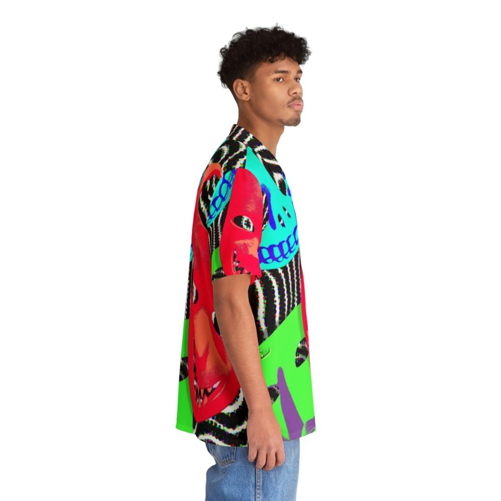 Colorful birds Hawaiian shirt with tropical pattern - People Pight