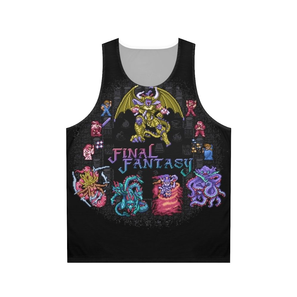 Fantasy Final Retro Pixel Art Unisex Tank Top