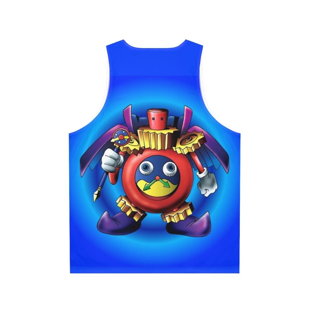 Time Wizard Unisex Yugioh Inspired Gaming Tank Top - Back