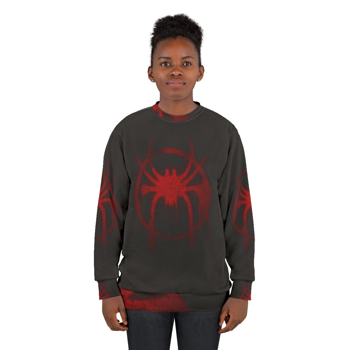 Miles Morales Spider-Man Symbol Sweatshirt - women