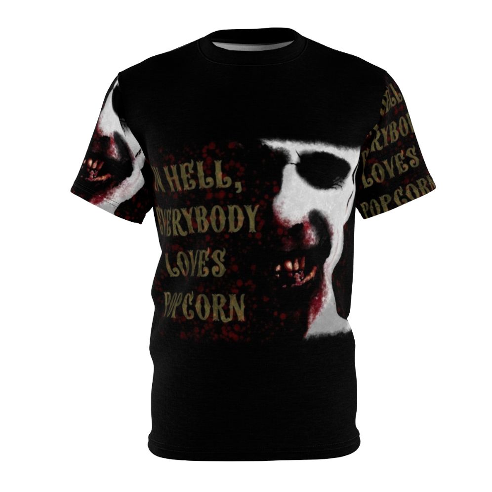 Stylish t-shirt featuring the iconic Doom Head graphic, perfect for fans of horror movies and Rob Zombie.