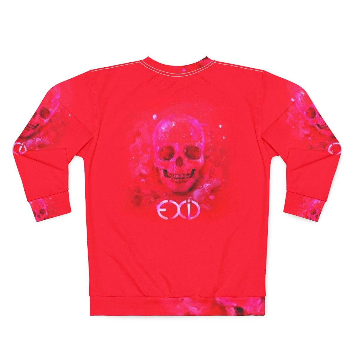 EXID Hot Pink Kpop Girl Group Sweatshirt - Back