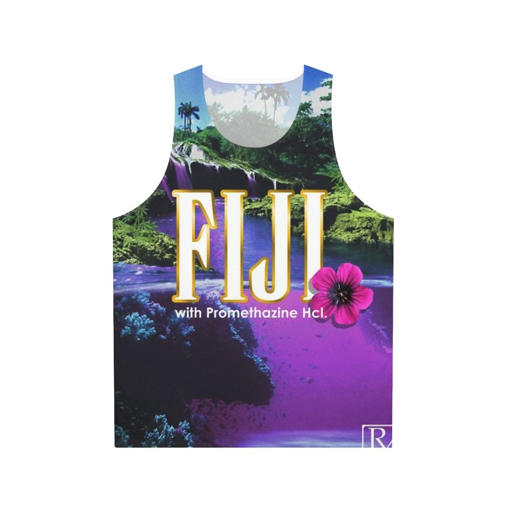 Purple vaporwave aesthetic unisex tank top