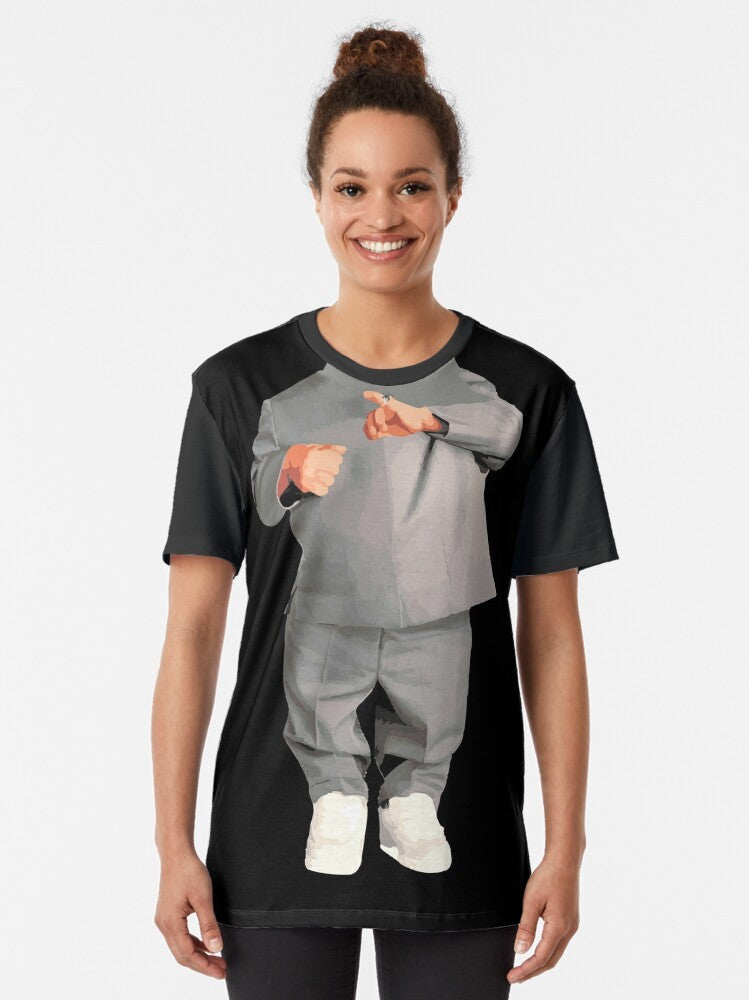 Mini Me Graphic T-Shirt - Austin Powers Inspired Costume Outfit - Women