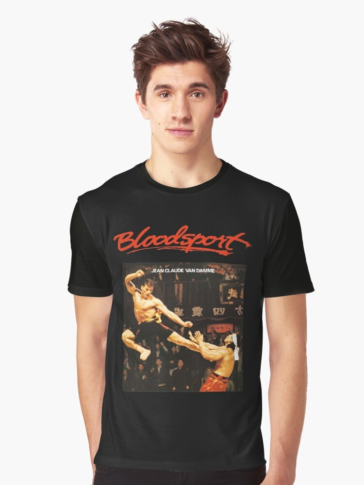 Jean-Claude Van Damme "Bloodsport" movie graphic t-shirt - Men