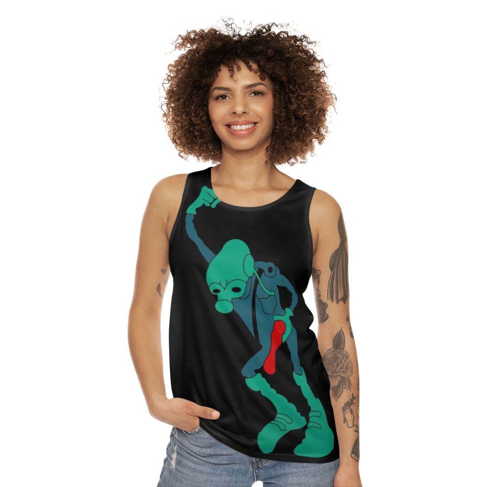 Unisex "They Killed Fritz" Tank Top from Ralph Bakshi's 70s Fantasy Animation - women