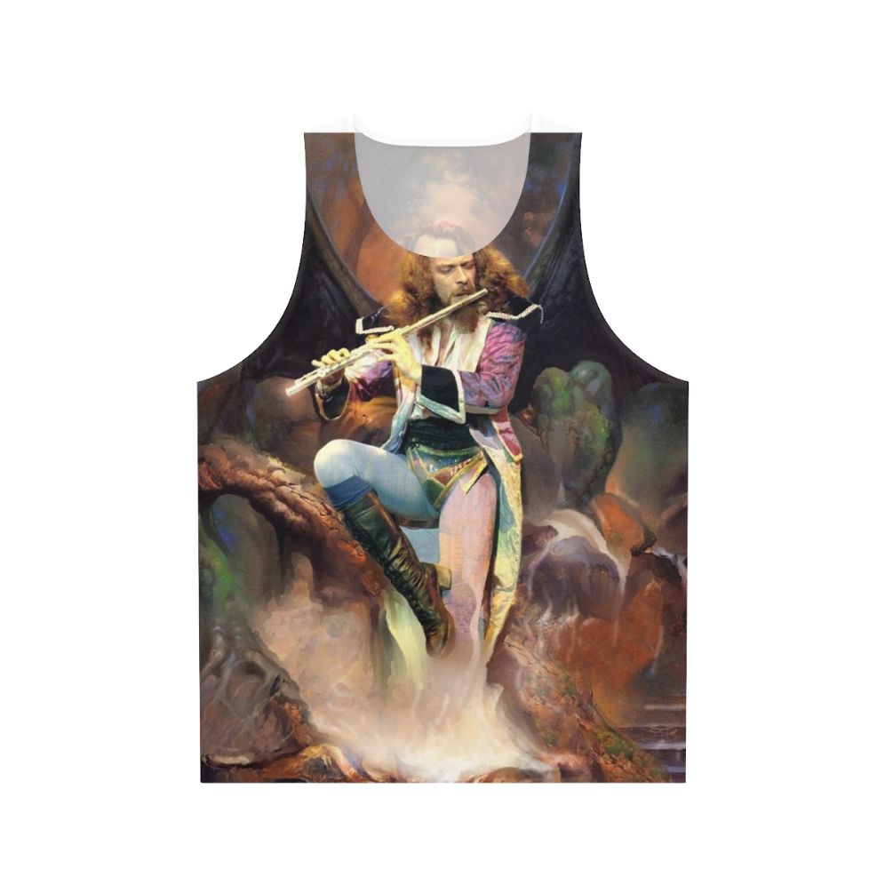 Jethro Tull inspired unisex tank top with "Songs From The Wood" design