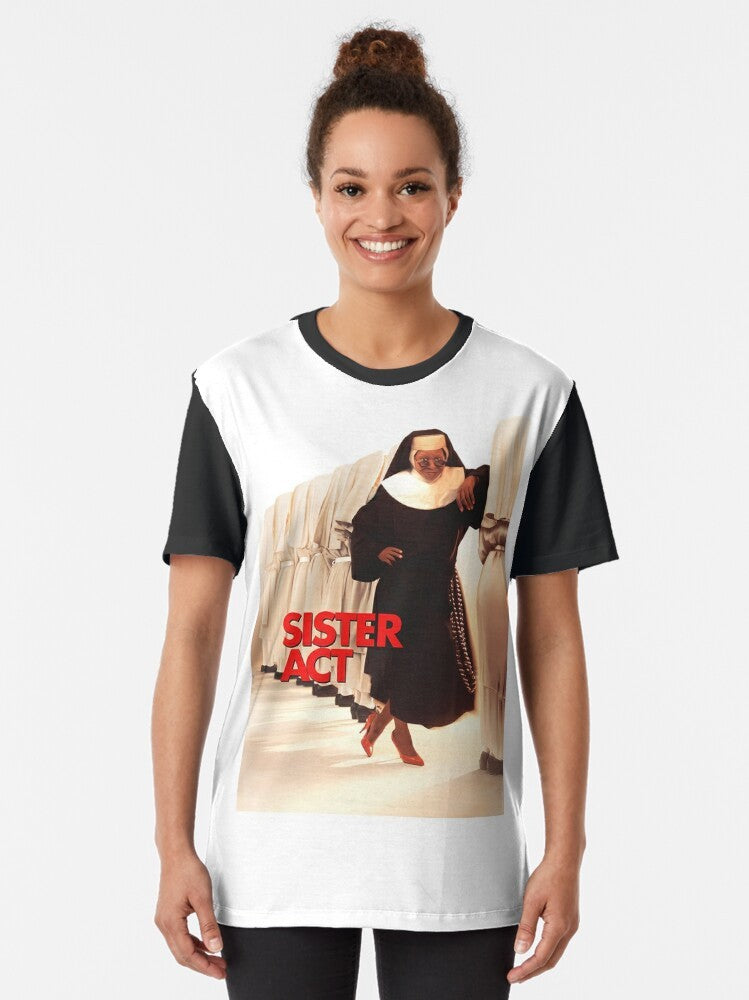 Sister Act graphic t-shirt with Whoopi Goldberg as a nun - Women