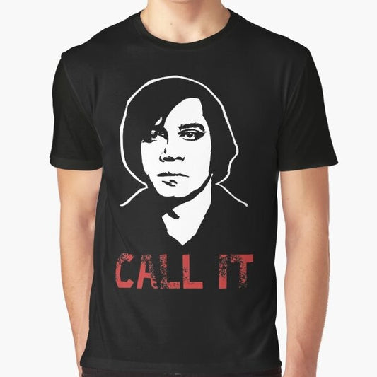 No Country for Old Men Anton Call It Graphic T-Shirt featuring the character Chigurh