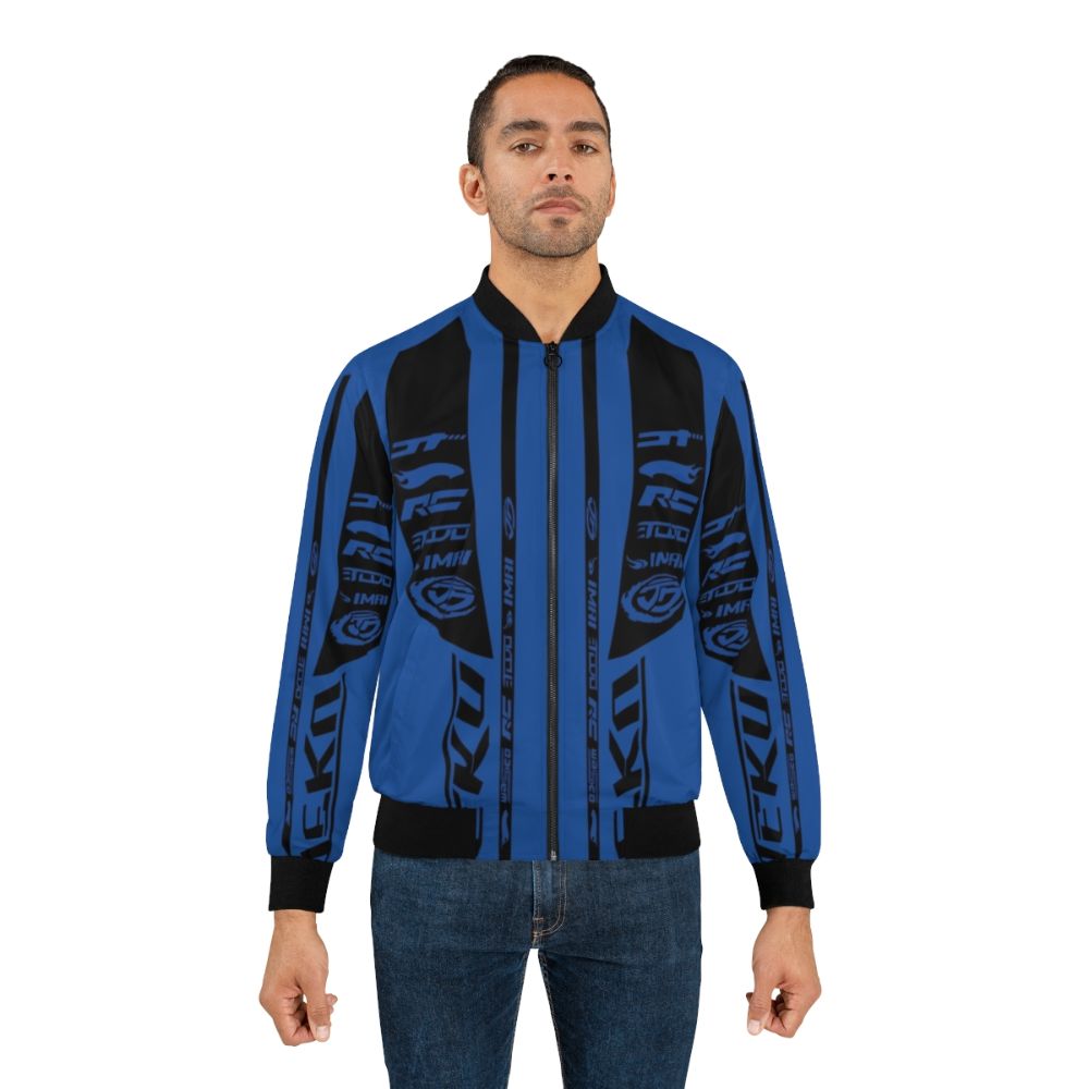 Hot Wheels Acceleracers Chicane Bomber Jacket with Teku symbols and design - Lifestyle