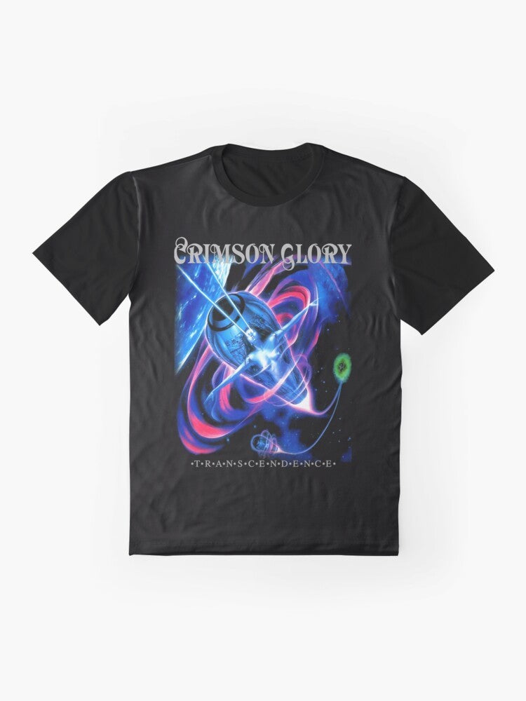 Crimson Glory US Heavy Prog Metal Graphic T-Shirt - Flat lay