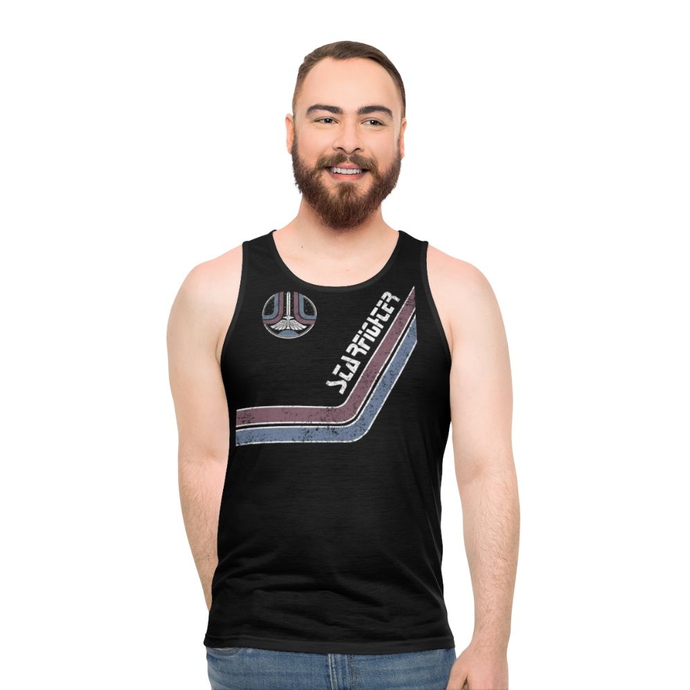 Starfighter Arcade Cabinet Unisex Tank Top - men