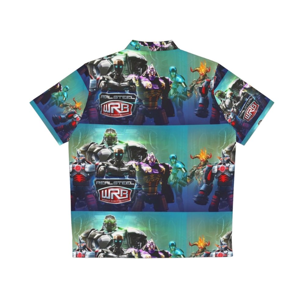 Real Steel Hawaiian Shirt for Gamers - Back