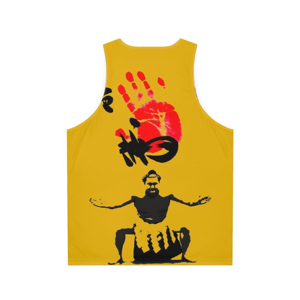 Japanese sumo wrestler unisex tank top - Back