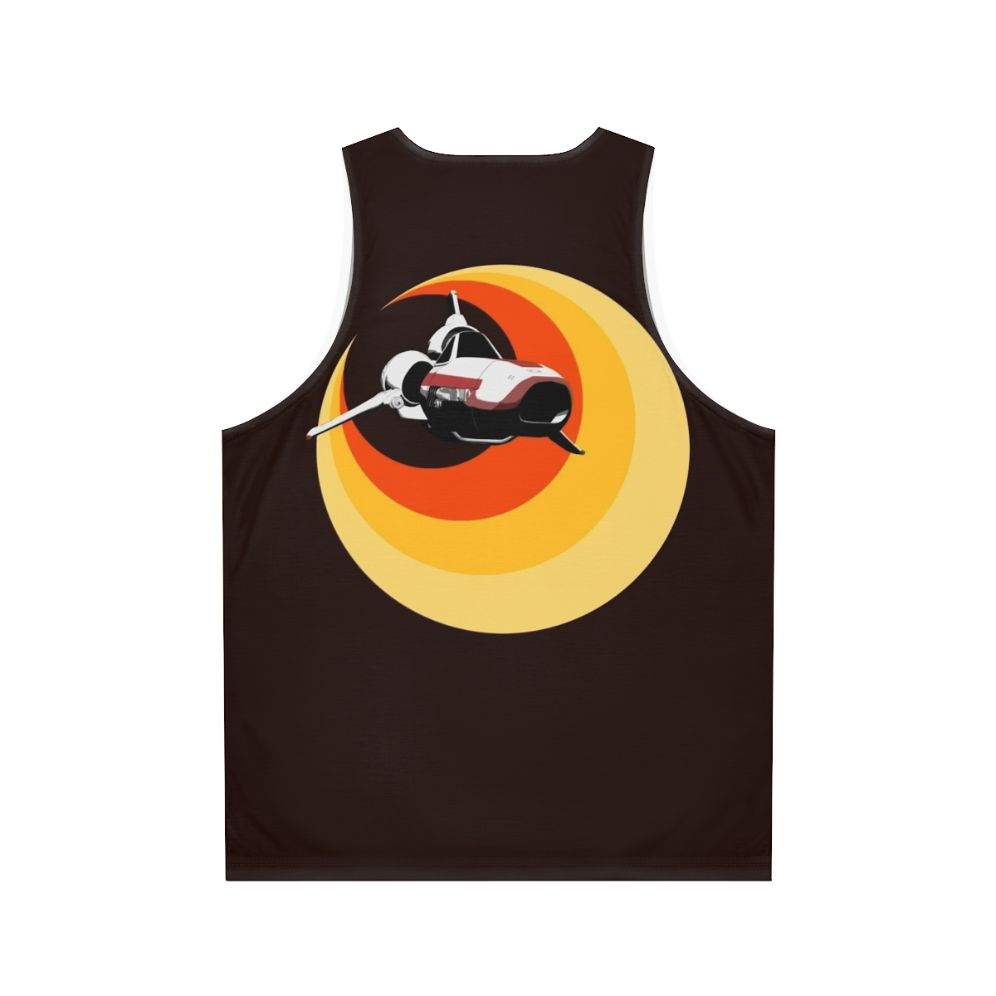 Turbo Boost Retro Sci-Fi Unisex Tank Top - Back