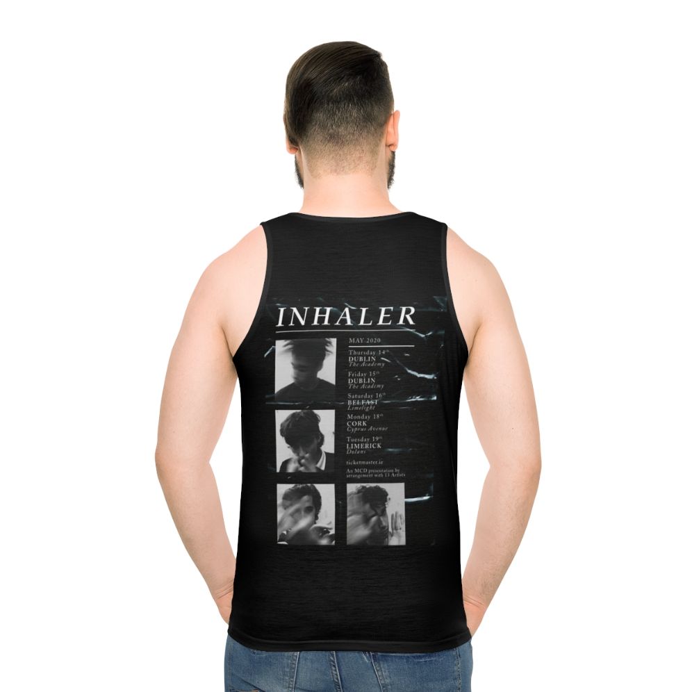 Inhaler Band Unisex Tank Top - men back