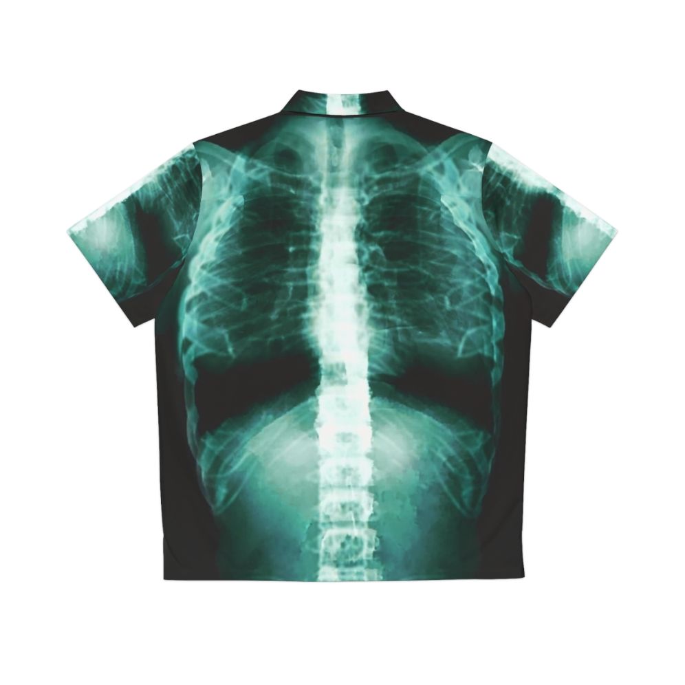 X-ray Hawaiian shirt featuring human anatomy and marine life - Back