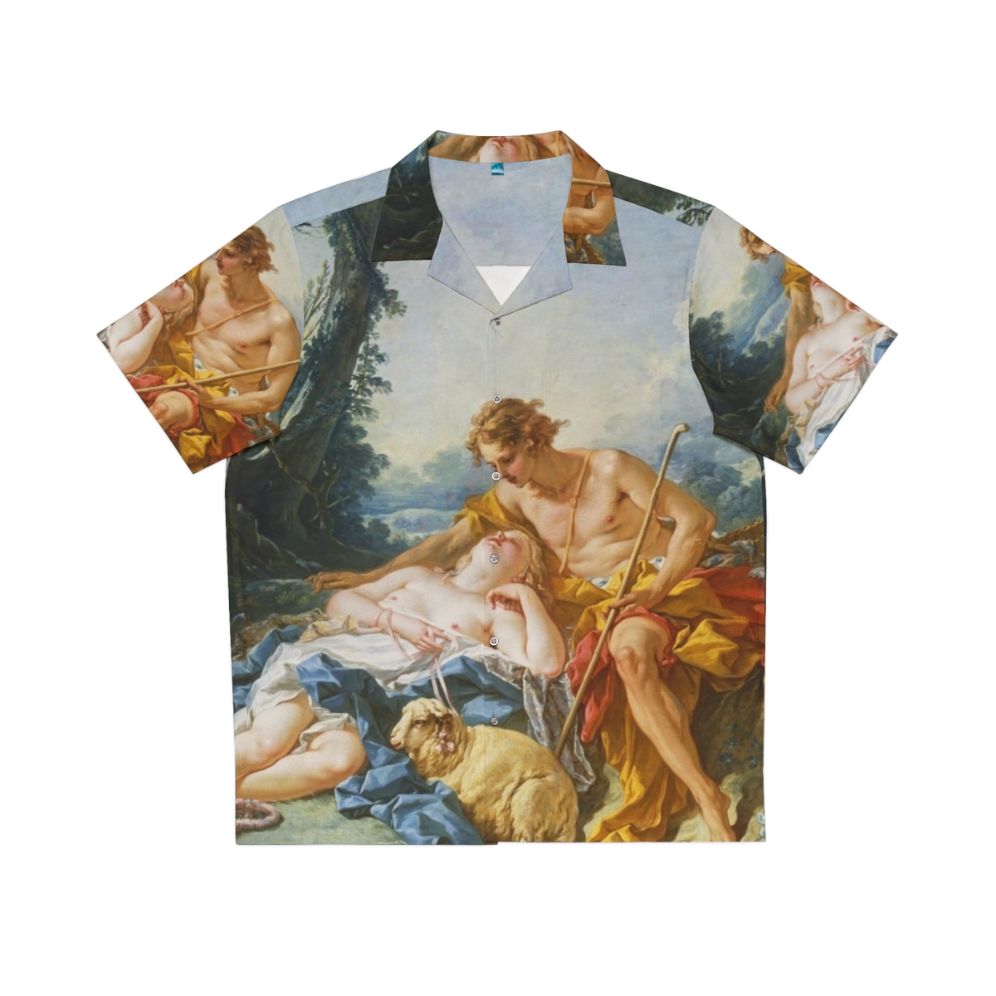 Francois Boucher's Daphnis And Chloe vintage french art hawaiian shirt