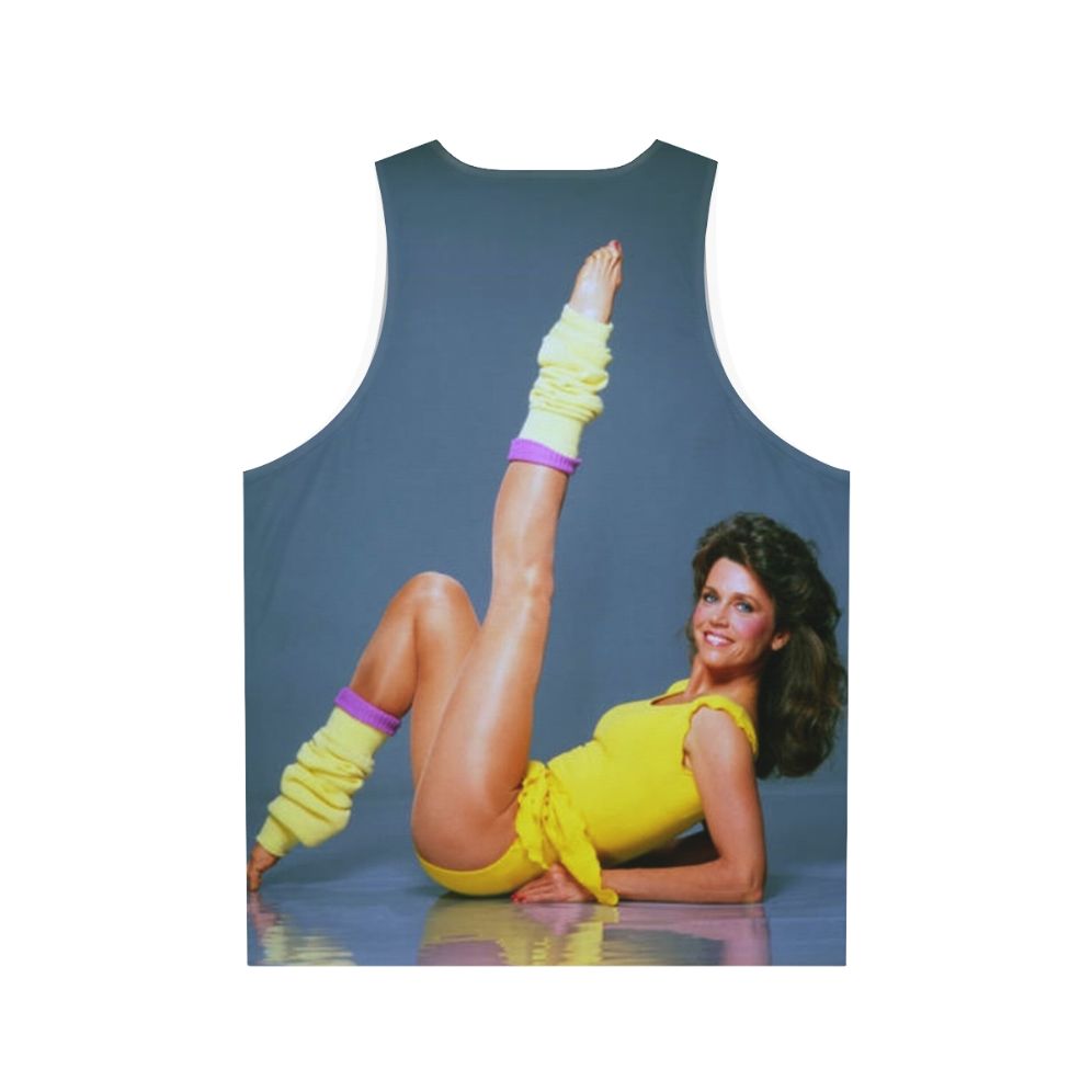 Jane Fonda Unisex Vintage Tank Top - Back