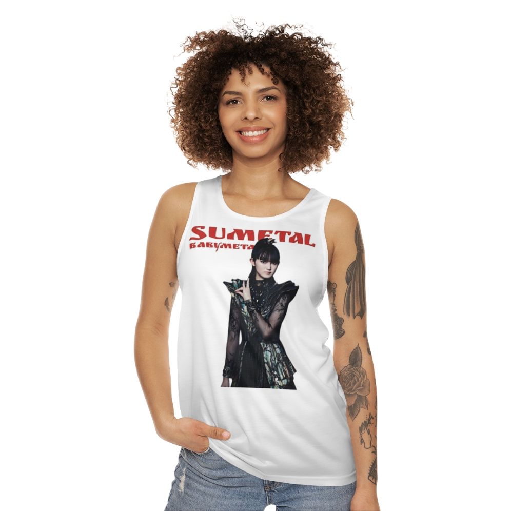 Sumetal unisex metal band tank top - women